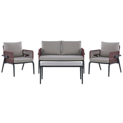 Seliani 4-Piece Patio Lounge Set
