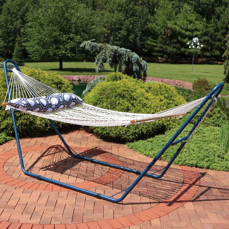 Aikens 2 Person Spreader Bar Hammock with Stand