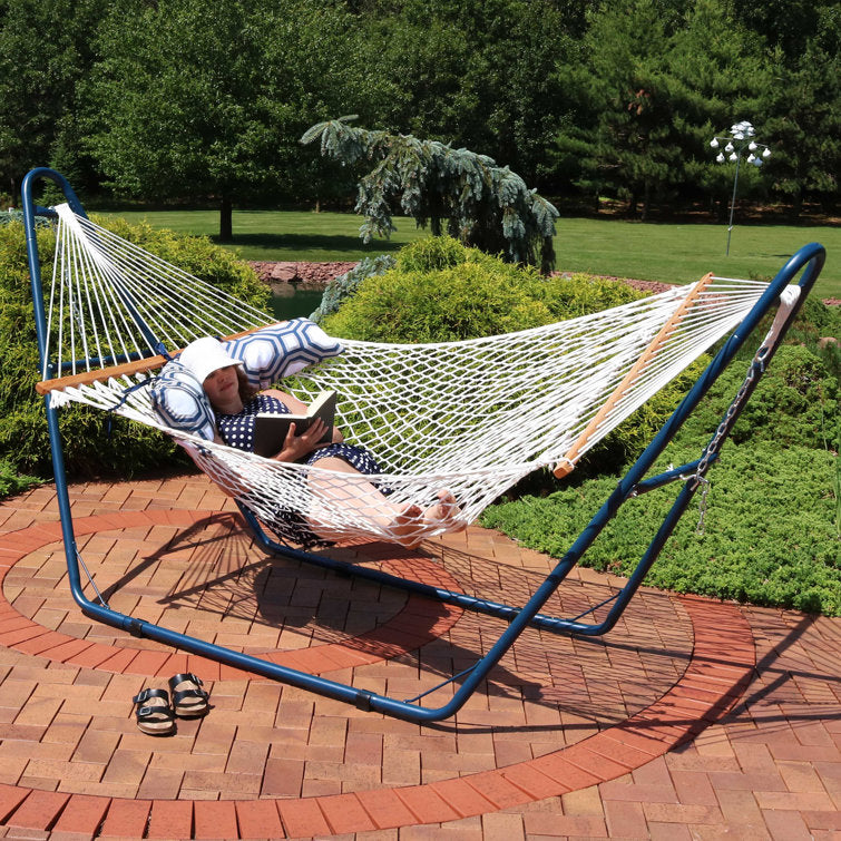 Aikens 2 Person Spreader Bar Hammock with Stand