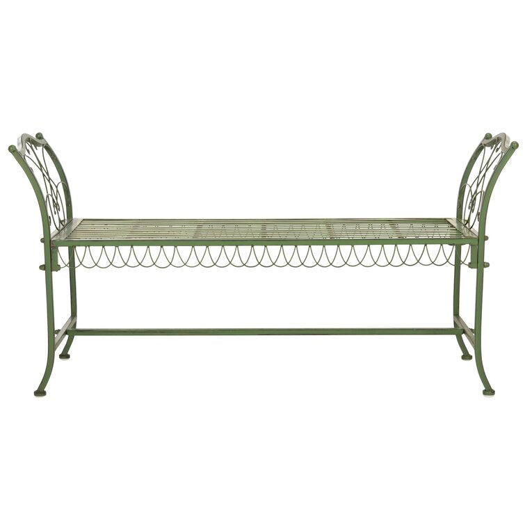 Cavin Metal Outdoor Bench