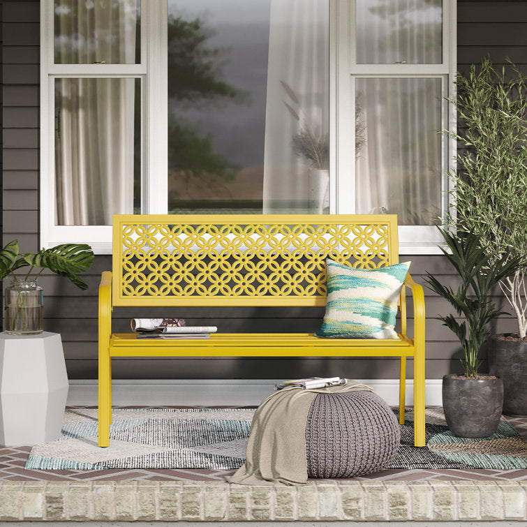 Rosene Metal Outdoor Bench