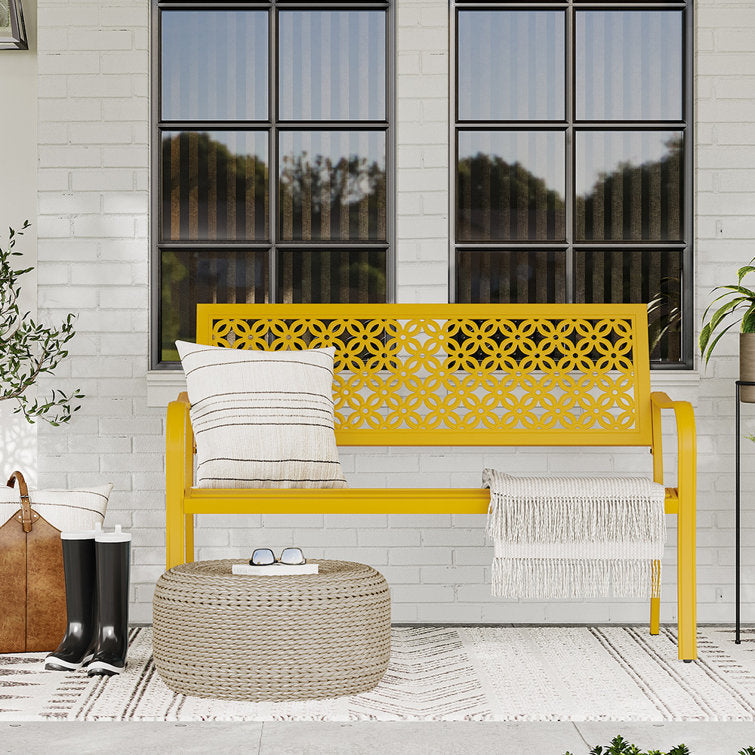 Rosene Metal Outdoor Bench