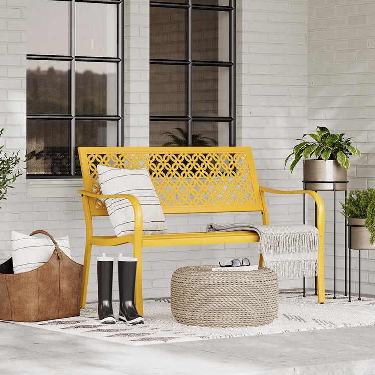Rosene Metal Outdoor Bench
